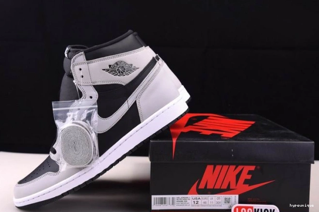 HYPE High Light Black Smoke White Retro 555088-035 Jordan Grey Air 1 0718